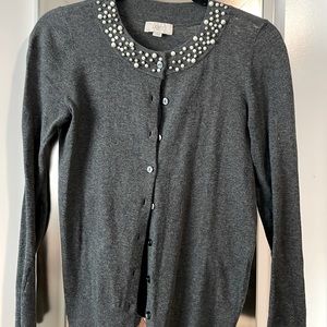 Loft Beaded collar cardigan